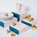 Juliska | Love You More Dessert/Salad Plate Set of 4, Pink