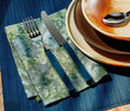 tie dye green napkin