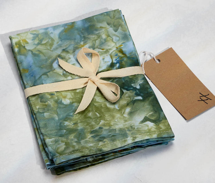 tie dye green napkin