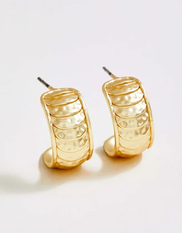 Karina Hoop Earring 18mm Gold