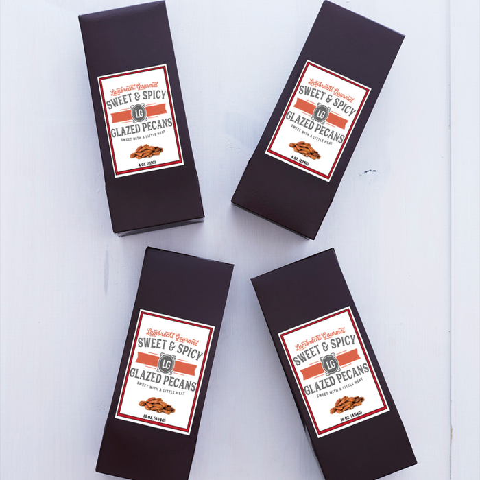 Lambrecht | Sweet & Spicy Glazed Pecans, Assorted Sizes