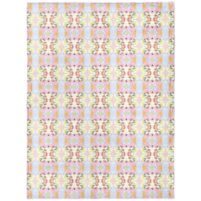 Laura Park | Brooks Avenue Pink Fleece Blanket
