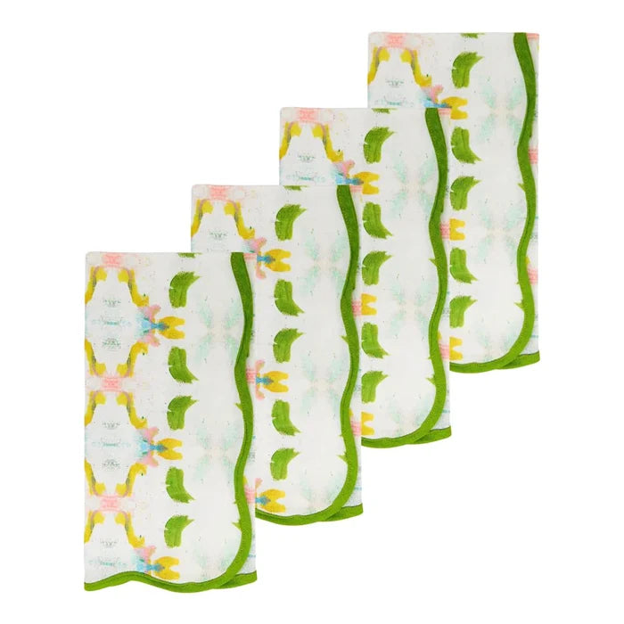 Laura Park | Scalloped Dinner Napkins, Set of 4