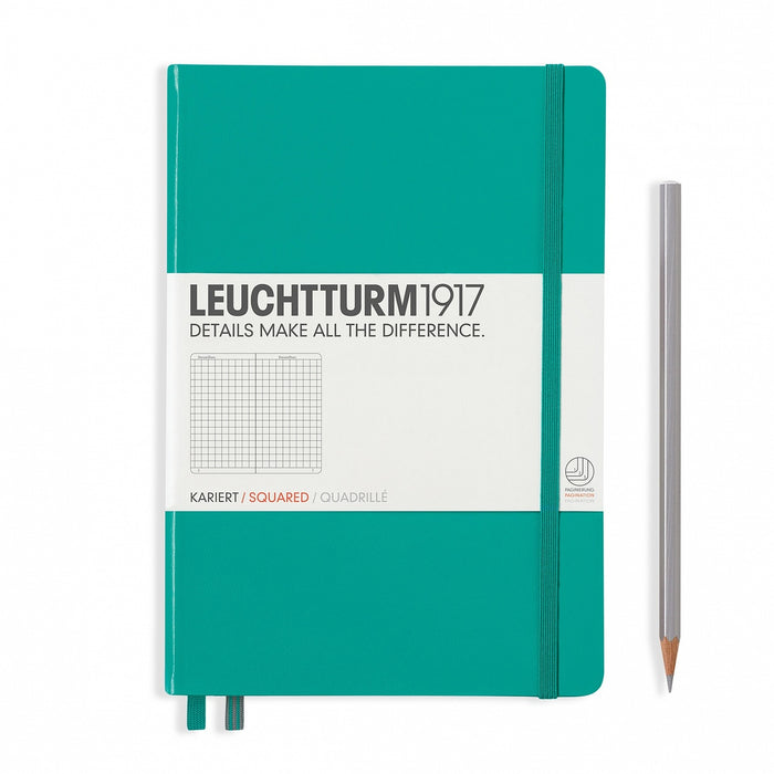Leuchtturm1917 Squared A5 Size Notebook- Emerald