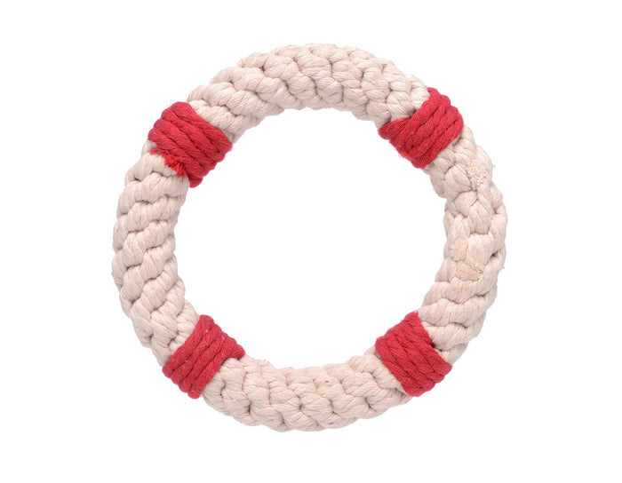 Lifesaver 7" Rope Dog Toy