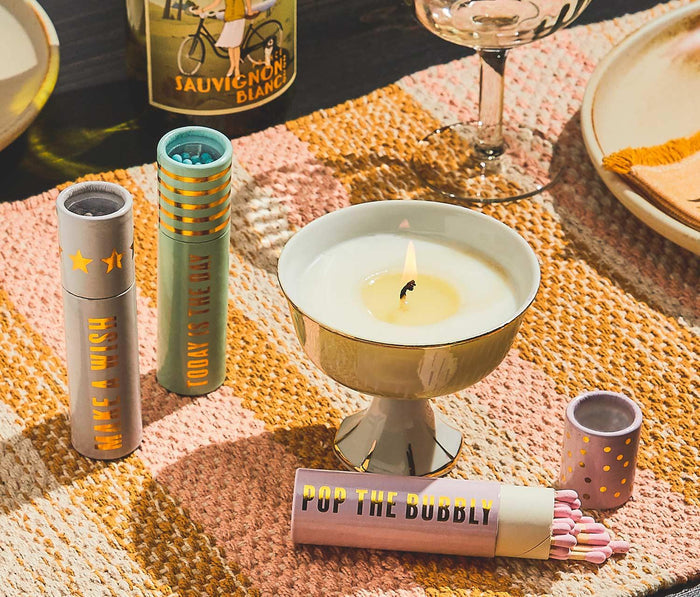 Candle and Matches Gift Set