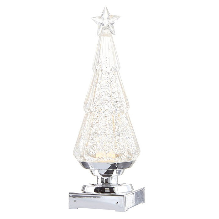 Lighted Swirl Tree on Base