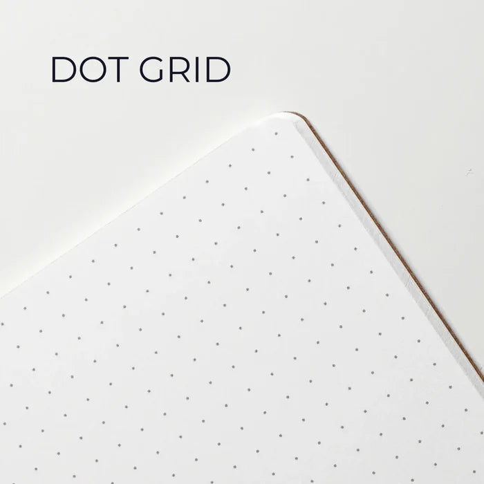 Lochby 3.5 by 5.5 inch Tomoe River Notebooks dot grid closeup