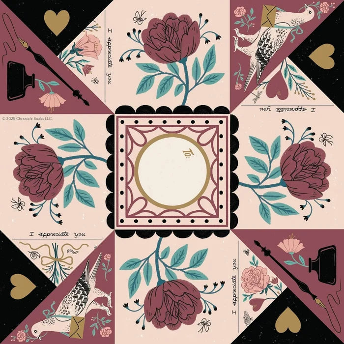 Luck, Love & Dreams Charm Cards- Folded Victorian Pocket Notes