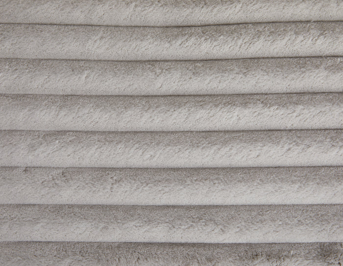 Luna Grey Corduroy Lounge Dog Bed