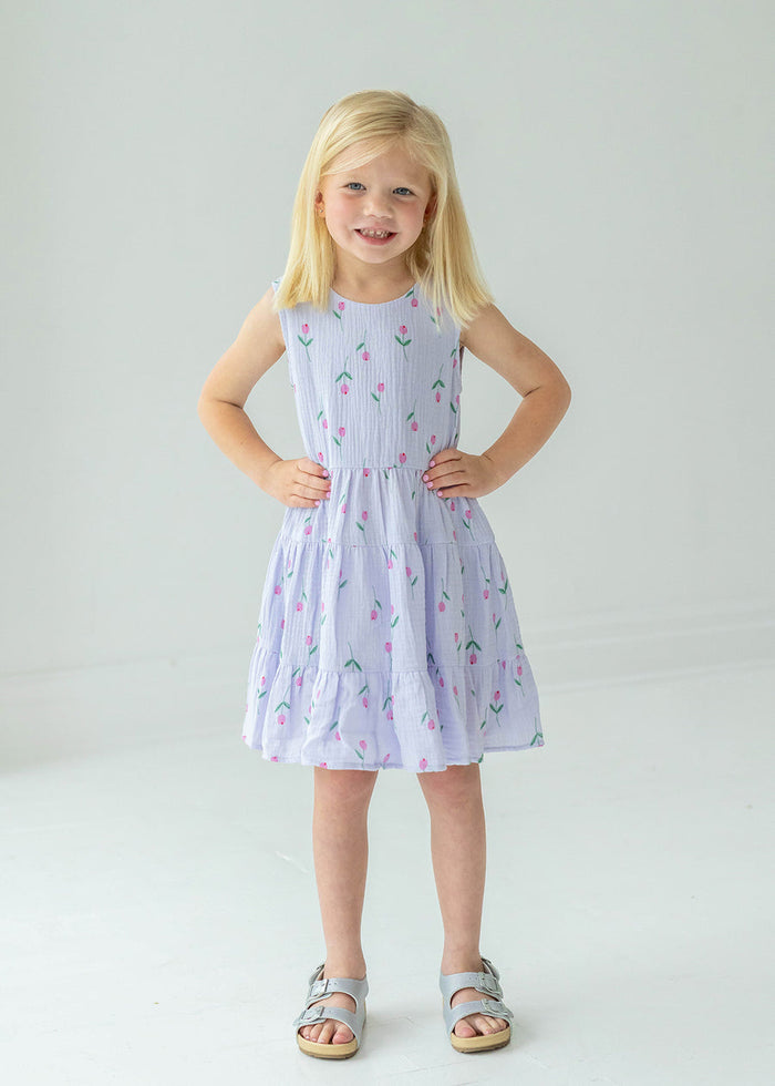 Mabel + Honey | Tiny Tulip Drop Waist Dress