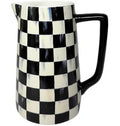 MacKenzie Childs Courtly Check Farmhouse Pitcher