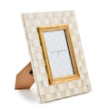 Mackenzie Childs | Mocha Check 4" x 6" Frame