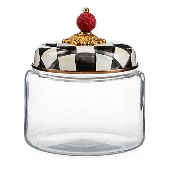 Mackenzie Childs | Small Kitchen Canister, Courtly Check