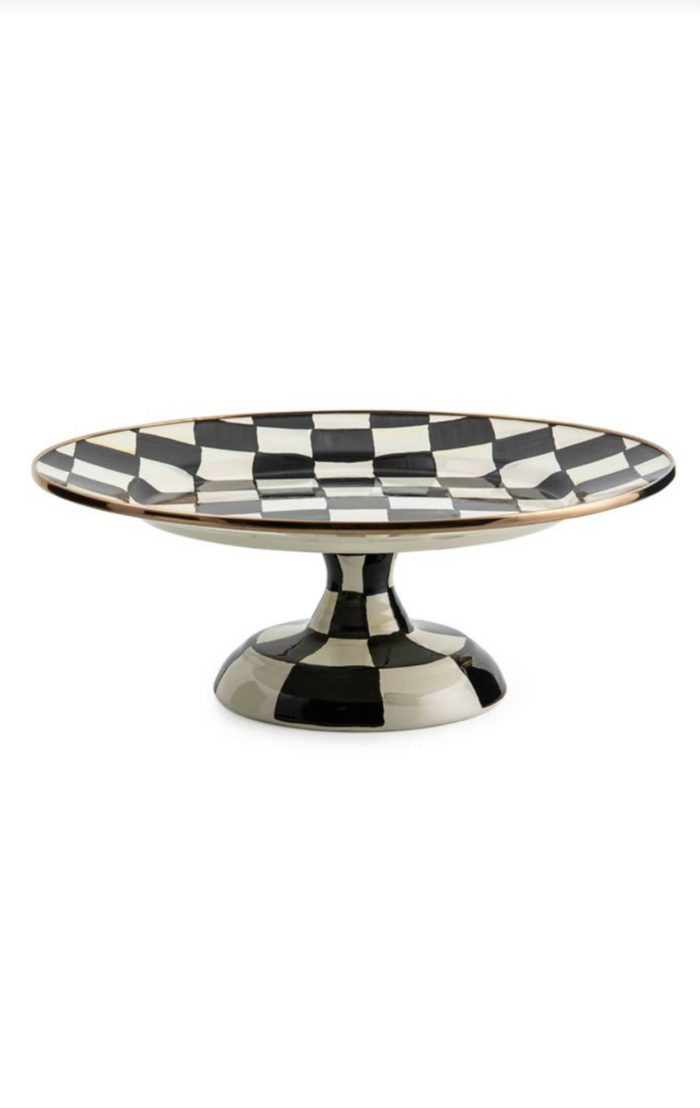 Mackenzie Childs | Small Pedestal Platter, Assorted Patterns