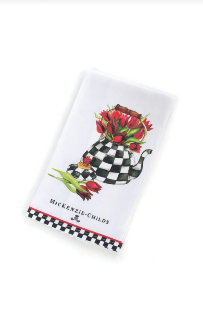 Mackenzie Childs | Tulip Tea Kettle Dish Towel
