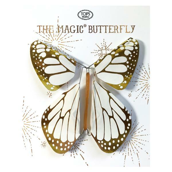 Magic Butterfly with gold and white in package