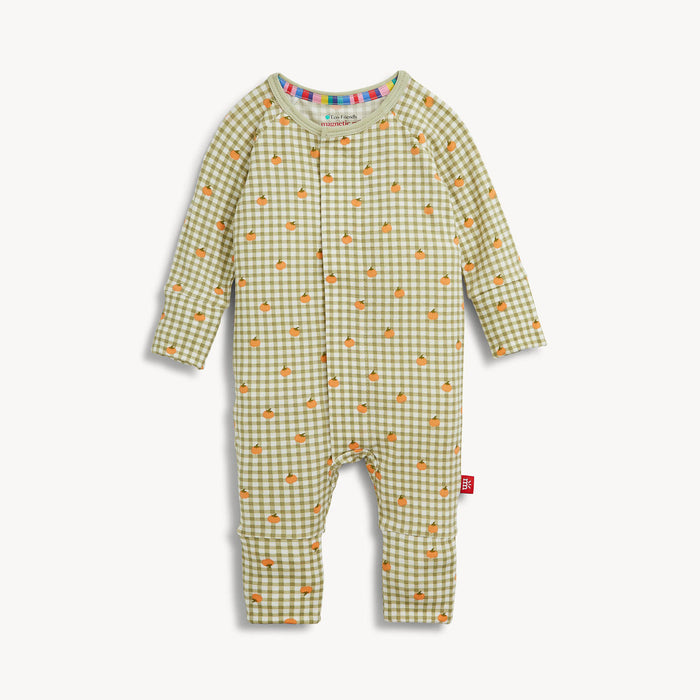 Magnetic Convertible Coverall, Pumpkin Plaid
