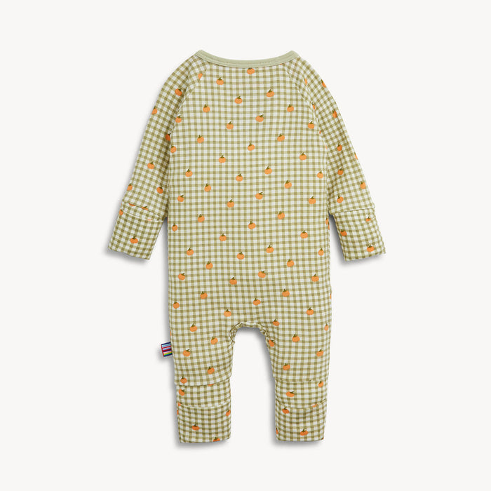 Magnetic Convertible Coverall, Pumpkin Plaid