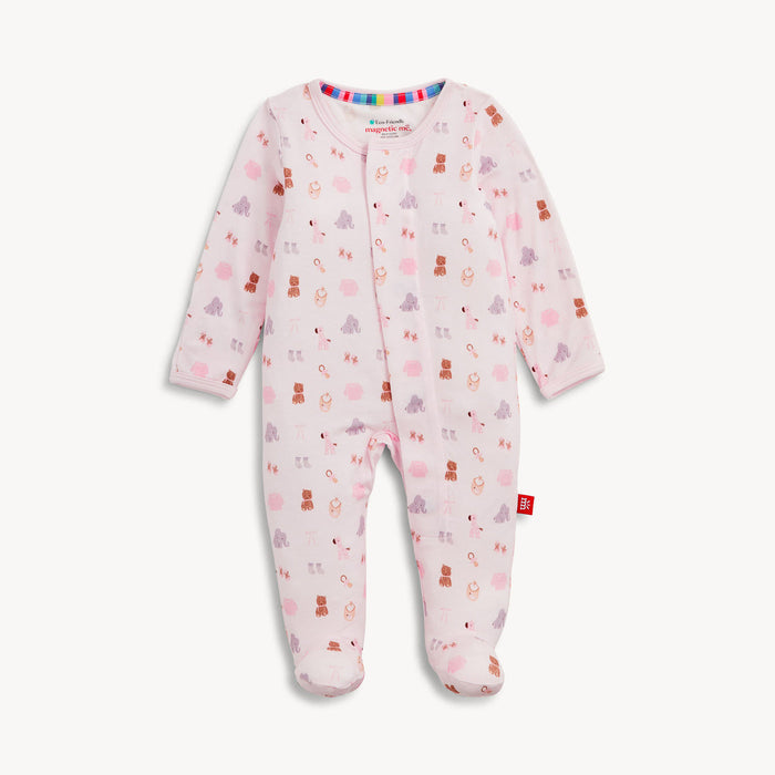 Magnetic Footie, Nursery Nostalgia Pink