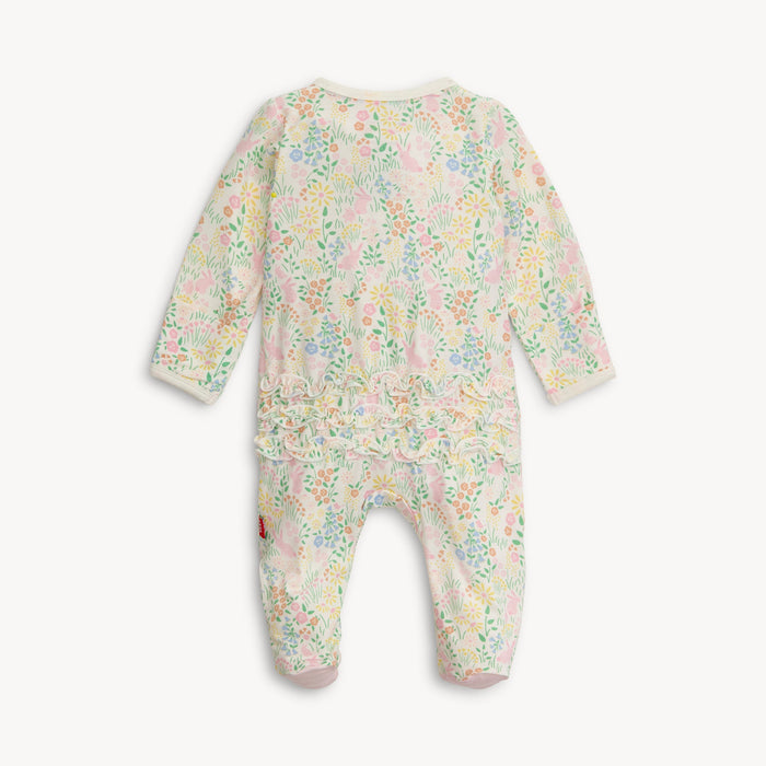 Magnetic Me | Hoppy Garden Modal Footie with Ruffle