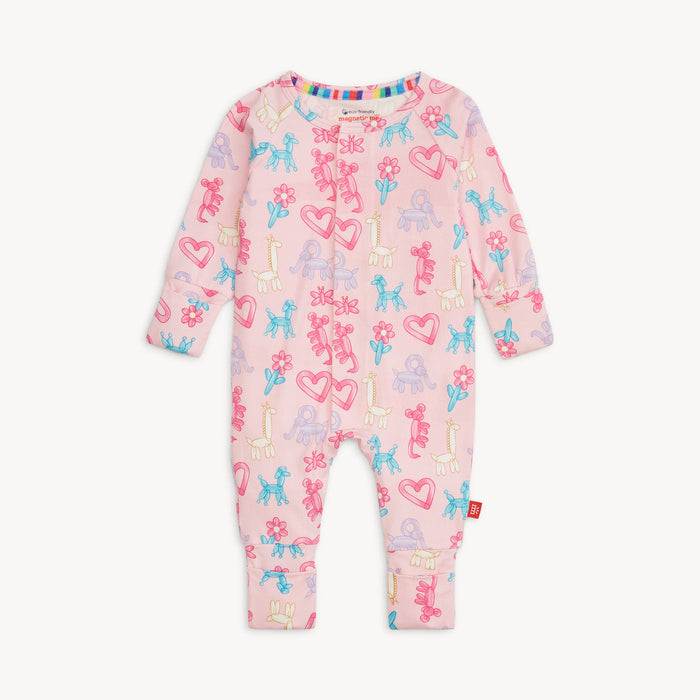 Magnetic Me | Party Animals Glow in the Dark Convertible Coverall, Assorted Colors & Sizes