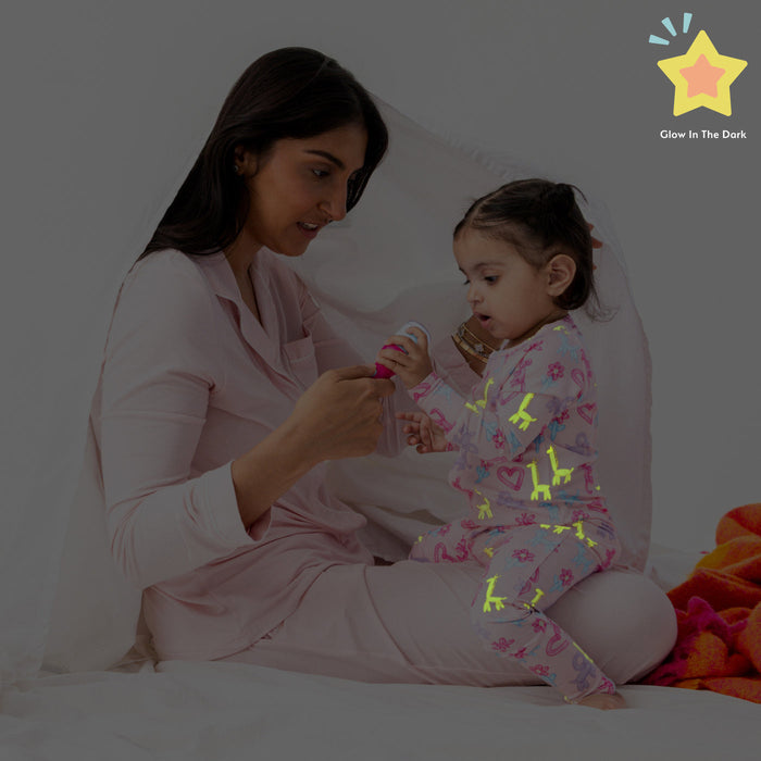 Magnetic Me | Party Animals Glow in the Dark Convertible Coverall, Assorted Colors & Sizes