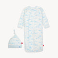 Magnetic Me | Pooh In The Woods Gown & Hat Set, NB-3 Months