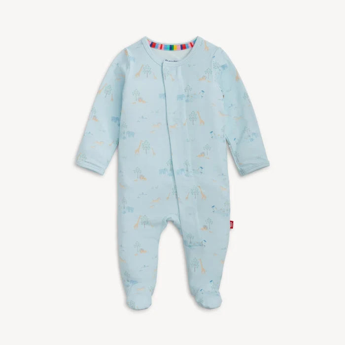 Magnetic Me | Serene Safari Blue Modal Footie