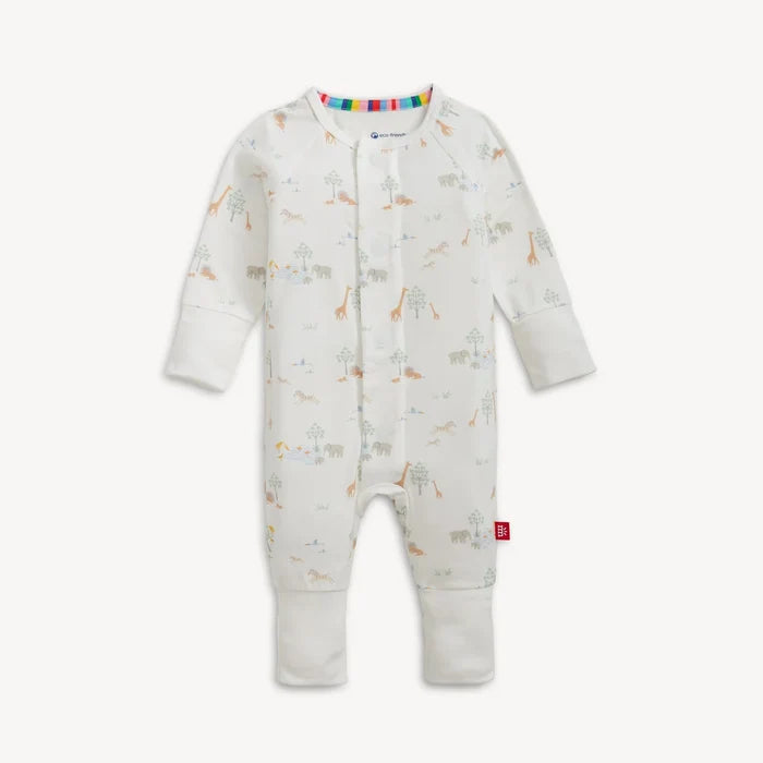 Magnetic Me | Serene Safari White Modal Convertible Coverall