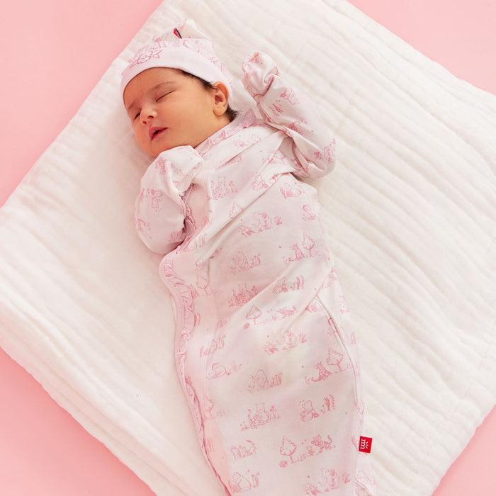 Magnetic Me | Sweeter Than Hunny Gown & Hat Set, NB-3 Months