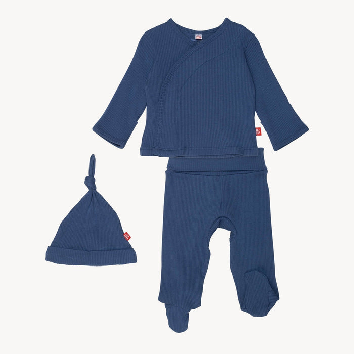 Magnetic Me | Symphony Blue Kimono Set, NB