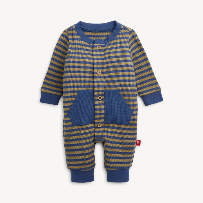 Magnetic Me| Waffle Green Stripe