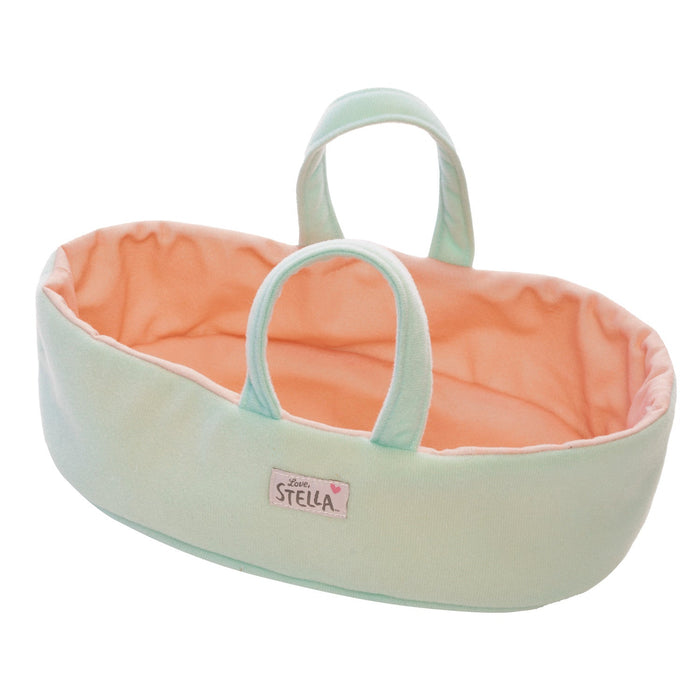Manhattan Toy | Love, Stella My First Doll Peach & Bassinet