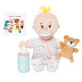 Manhattan Toy | Love, Stella Sleepy Time Set Peach Doll with Blonde Tuft