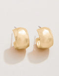 Martha Hoop Earring 15mm Gold