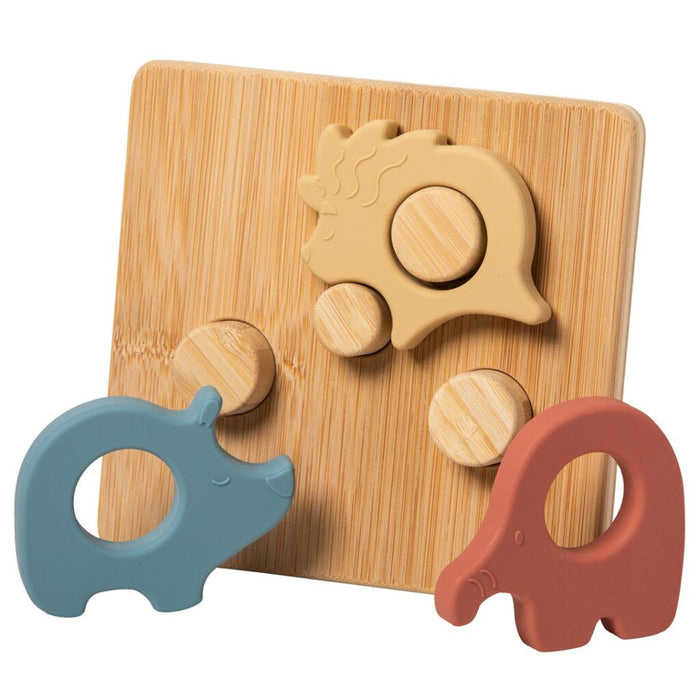 Mary Meyer | Simply Silicone Safari Bamboo Puzzle – 7×6″