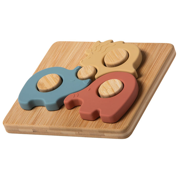 Mary Meyer | Simply Silicone Safari Bamboo Puzzle – 7×6″