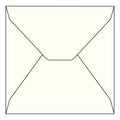 Medioevalis Envelopes, 5 by 5 inches Square, 100 pack, Cream finish
