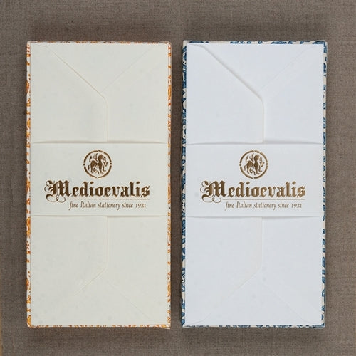 Medioevalis Envelopes by Rossi 1931- 4x8 inches (A4) are sold in cream or white.