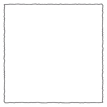 Medioevalis Flat Cards,4.75 by 4.75 inches Square, 100 pack, White finish