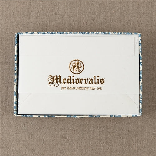 Medioevalis Stationery 10-Pack Folded Cards and Envelopes, White, 4.55 inches by 6.69 inches