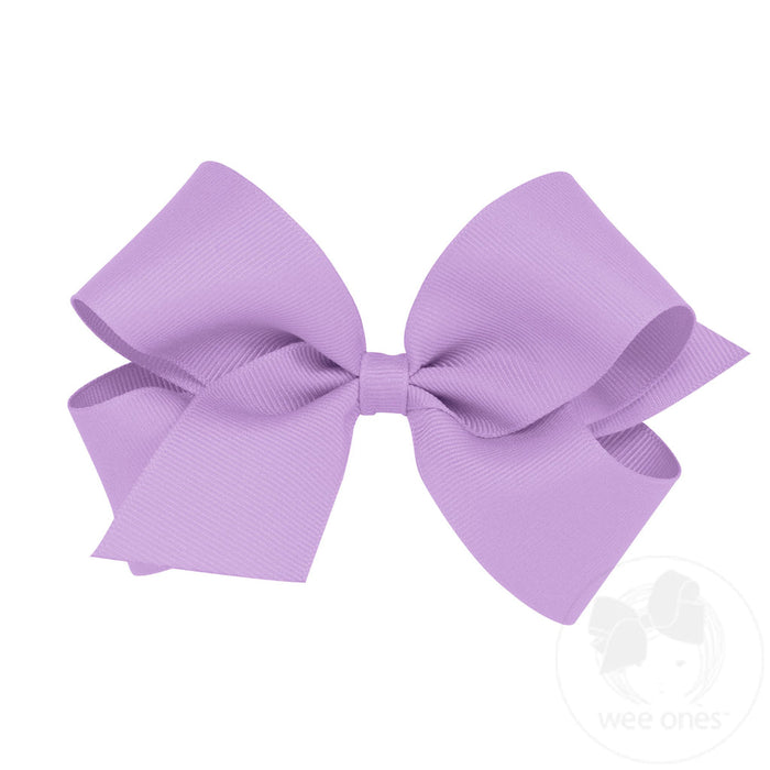 Medium Classic Grosgrain Hair Bow, Assorted colors