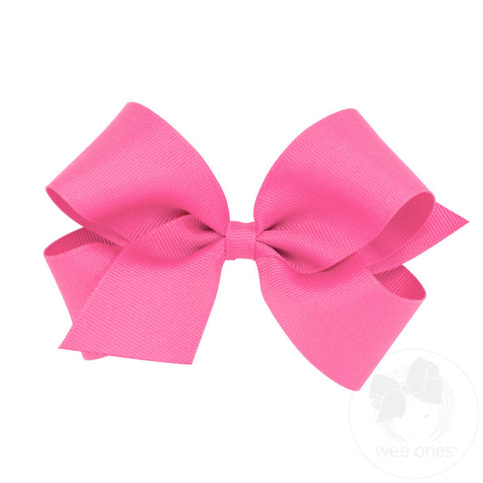 Medium Classic Grosgrain Hair Bow, Assorted colors