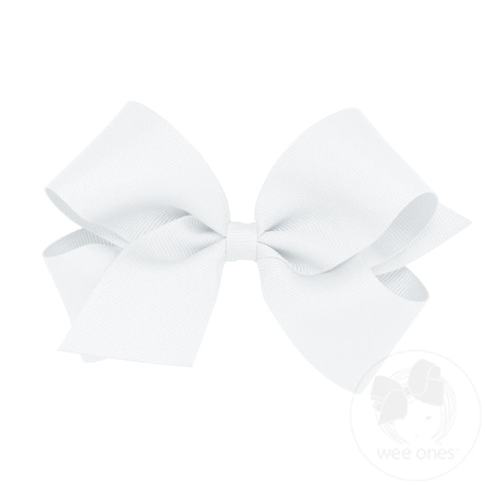 Medium Classic Grosgrain Hair Bow, Assorted colors