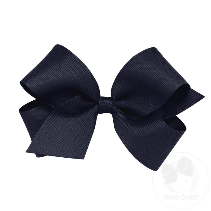 Medium Classic Grosgrain Hair Bow, Assorted colors