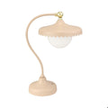 Metal & Glass Scalloped Rechargeable Table Lamp