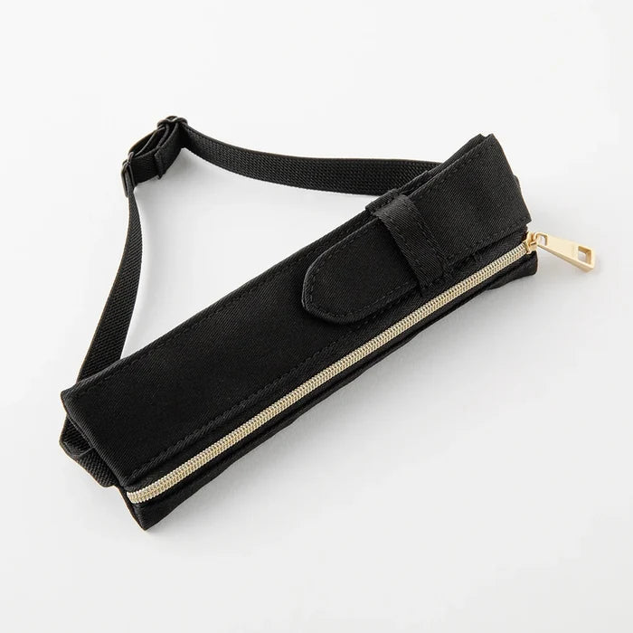 Midori Book Band Pen Case in Black