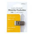 Midori Miniclip Pen Holder in Black hold most any pen or pencil.