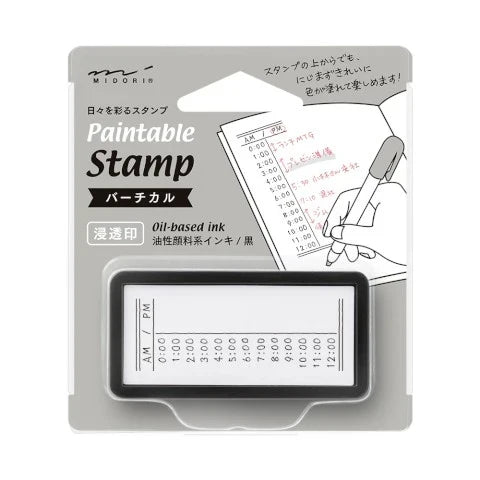 Midori Stamp Pad- Half Size Appointment Tracker shown in package